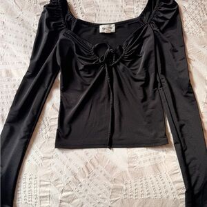 Black Long Sleeve Nordstrom Top